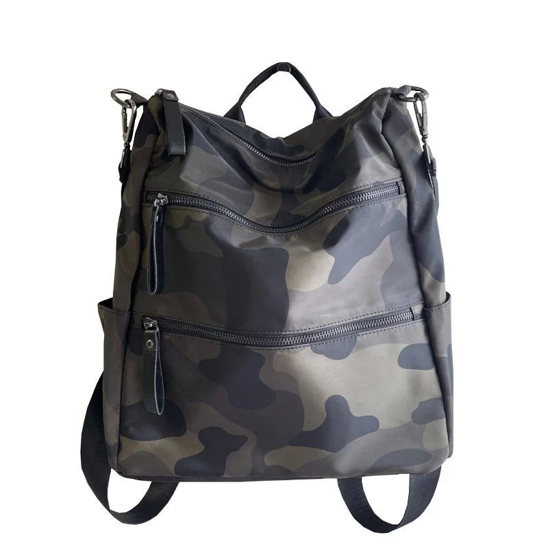 

SCOFY FASHION Women Camouflage Leisure Backpack High Quality Nylon Shoulder Bags for Women Casual Handbag Cute Backpack Purse