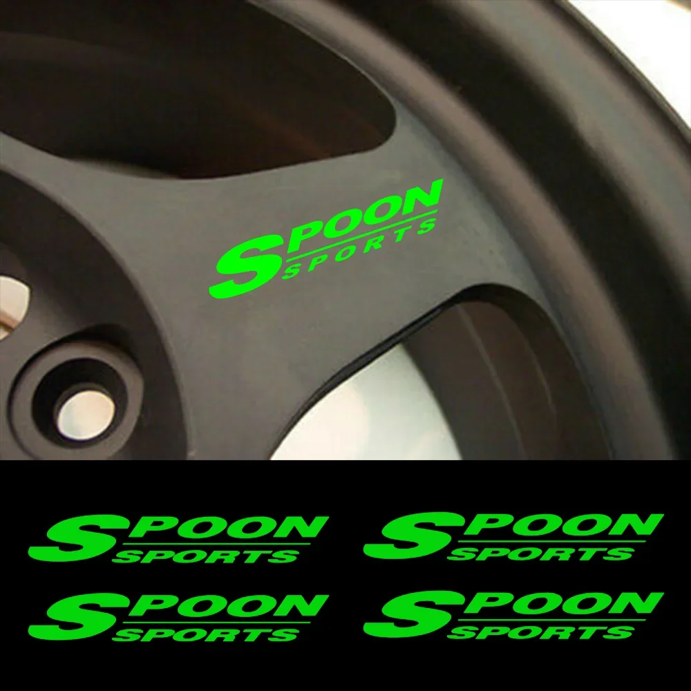 Фото x4 для Spoon Sports наклейка на колесные диски Slipstream Rota комплект наклеек для восстановления №5