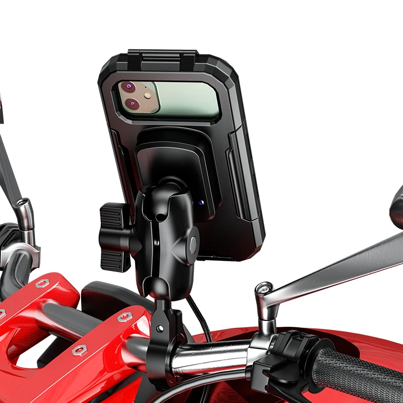 Алюминиевое велосипедное крепление для телефона: водонепроницаемое семейное