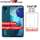 Смартфон Coolpad Cool 20 с глобальной прошивкой, 4 ГБ, 64 ГБ, 128 ГБ, Восьмиядерный процессор Helio G80, полный дисплей 6,5 дюйма, тройная камера 48 МП, аккумулятор 4500 мАч