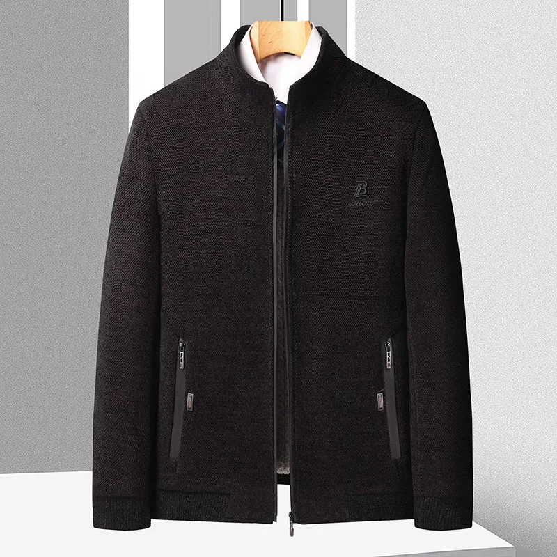 Утепленная зимняя мужская куртка свободного покроя теплая Повседневная