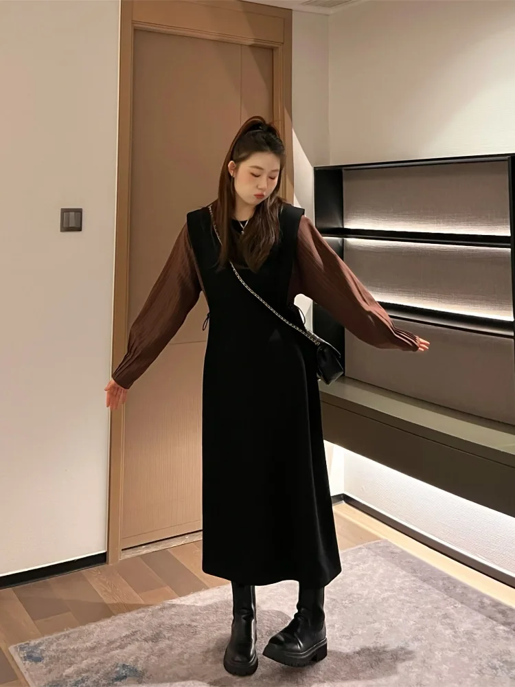 Nanshu Женская одежда больших размеров 2024 осень и зима новое повседневное