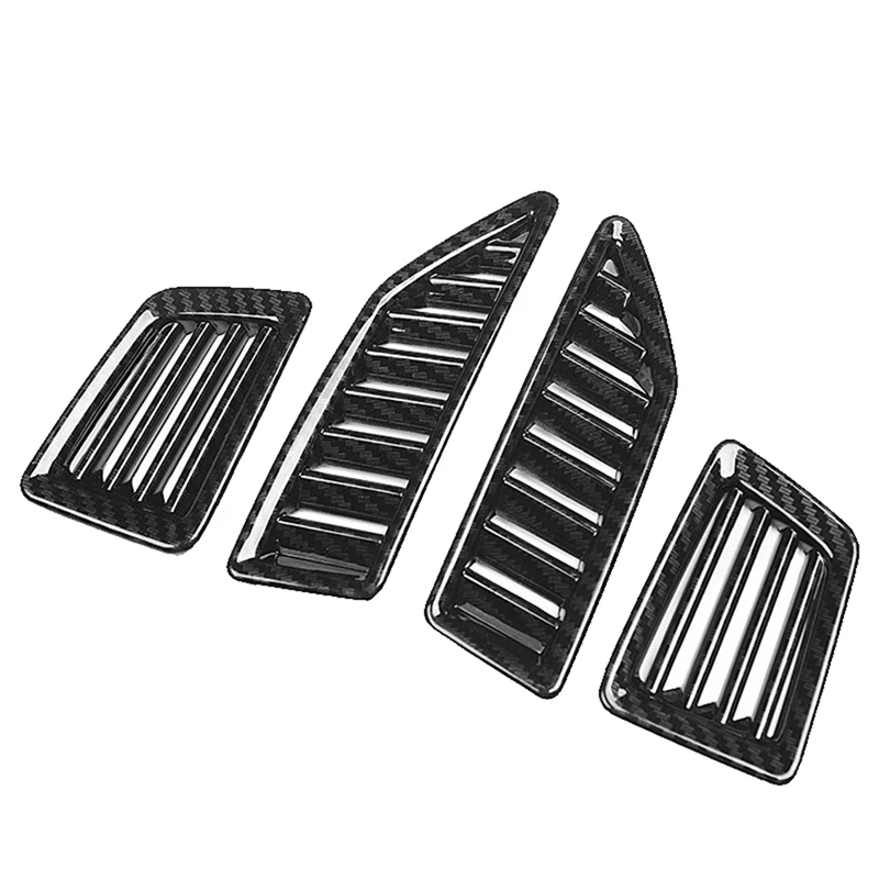 

Car Air Conditioning Dashboard Vent Cover Accessories For Ford Ranger 2015-2021, ABS Carbon Fiber