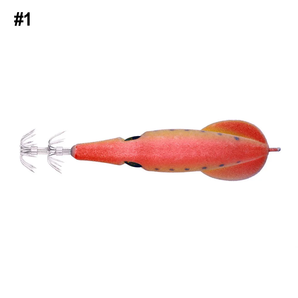 

Octopus Squid Jig Fishing Lures 9.5cm 6g Wood Shrimp Lures Cuttlefish Jigging Squid Hook Artificial Bait For Sea Fishing