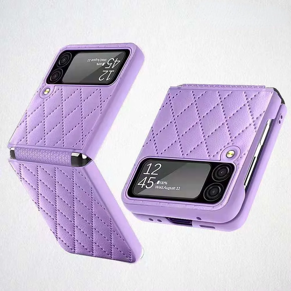 

Чехол с ромбовидным рисунком ягненка для Samsung Galaxy Z Flip 3