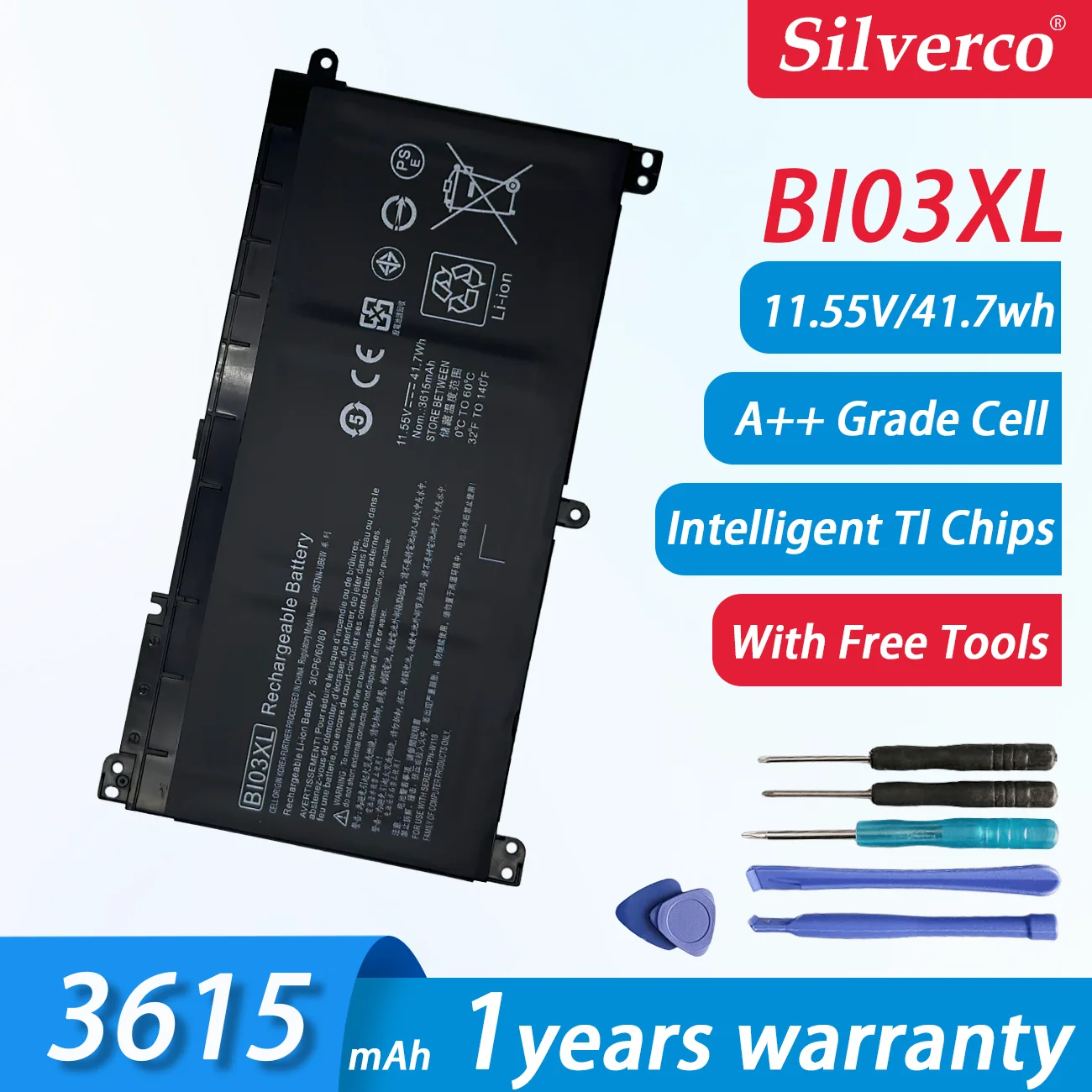 Аккумулятор BI03XL для HP Pavilion X360 13-U M3-U m3-u001dx m3-u103dx 13-u003la 14-AX 14-ax010wm 844203 -850 -855 ON03XL BIO3X