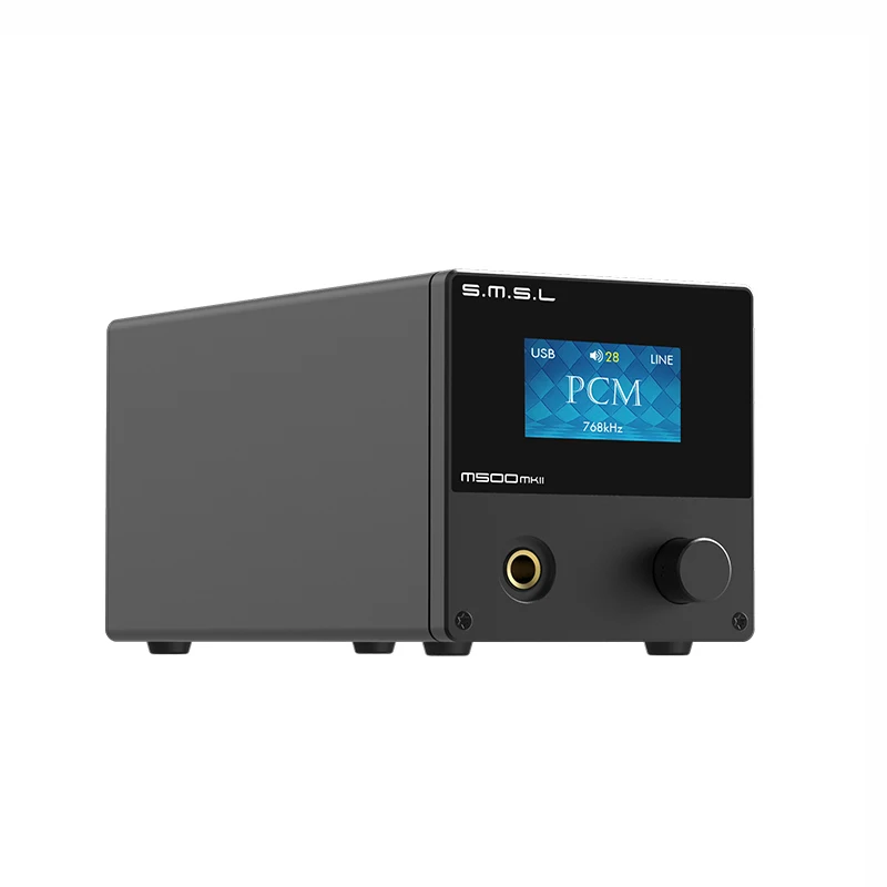 

SMSL M500 MKII MQA Decoder MQA-CD AMP ES9038PRO XU216 32bit 768kHz DSD512 LDAC Intergrated Audio Decoder Headphone Amplifier