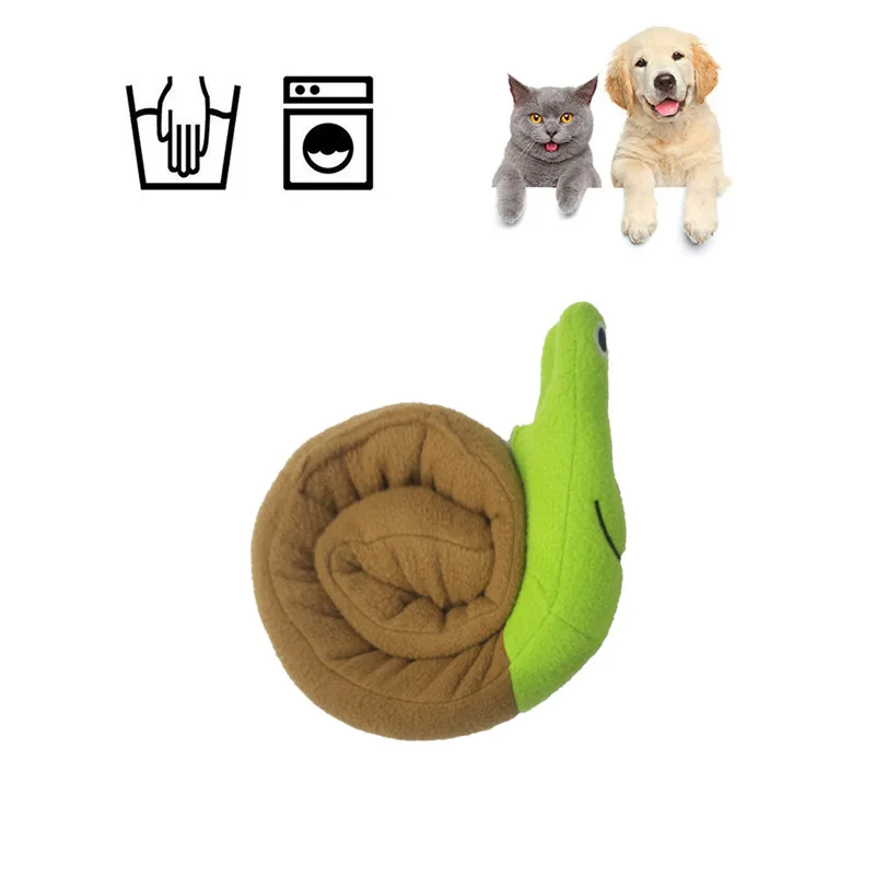 

Explosive polar fleece snail smelling pad BBsound training puzzle to relieve boredom dog supplies decompression training feeding