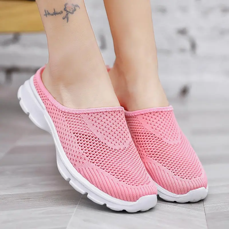 

Big Size Summer Half Sport Sneakers Woman Running Shoes Ladies Sports Shoes for Girls Loafers Moccasin Fitness Racing GME-2519
