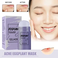 40g poreless cleansing green tea bar mask anti acne skin care eggplant mud bar mask oil control whitening shrinkage pore acne