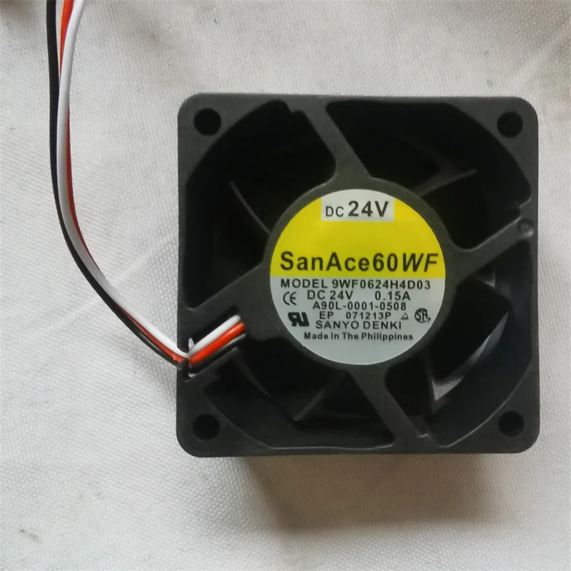 60x60x25mm 9WF0624H4D03 A90L-0001-0508 24V охлаждение 0 15A 6025 60 мм осевые вентиляторы постоянного