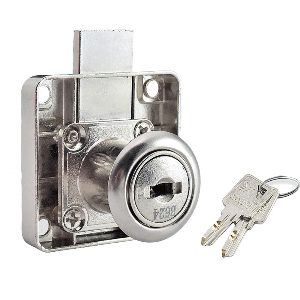 

1Pcs Desk Drawer Lock Cabinet Door Cabinet Lock Wardrobe Lock Extended Counter Cabinet Lock Pure Copper Computer Key