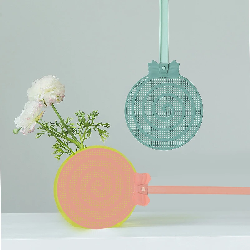 

Multi-function Mosquito Swatter Pest Control Household Durable Mesh Fly Swatter Plastic Long Handle Mosquito Swatter Manual