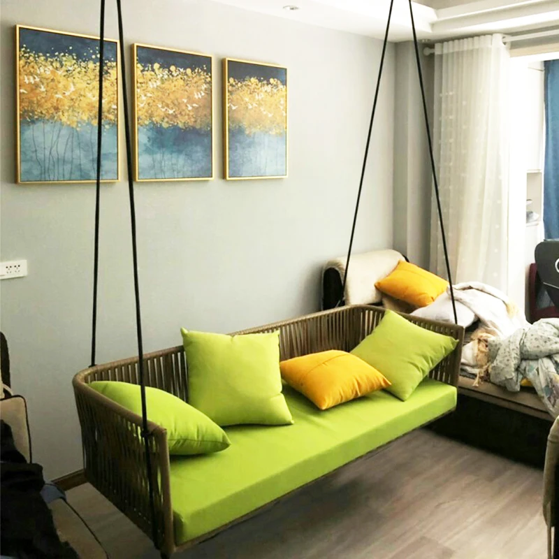 

Уличный гамак для двора, подвесная корзина из ротанга для взрослых, качающееся кресло-качалка, одинарное, двойное подвесное кресло, swin