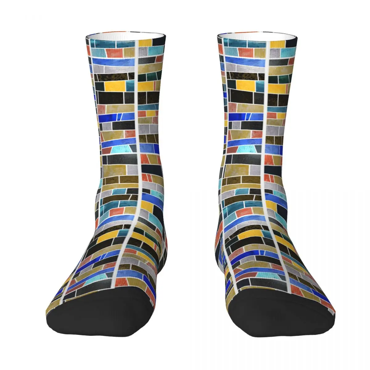 Abstract Mosaic Seamless Pattern Adult Socks,Unisex socks,men Socks women Socks