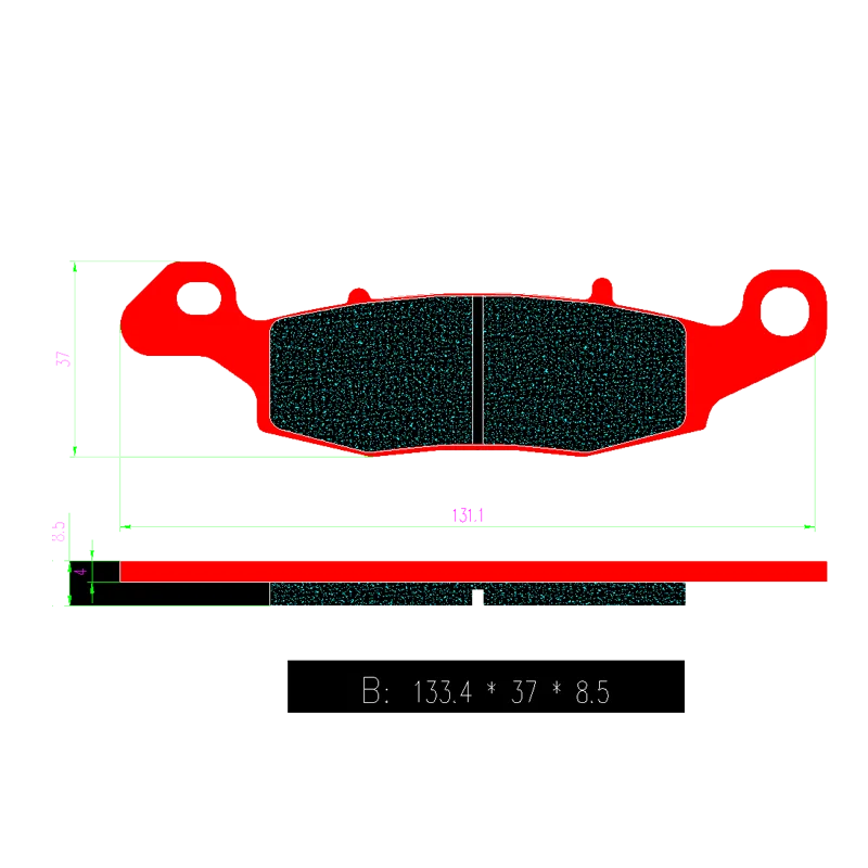 Керамические передние и задние тормозные колодки для мотоциклов Suzuki M 1800 R M1800R M1800