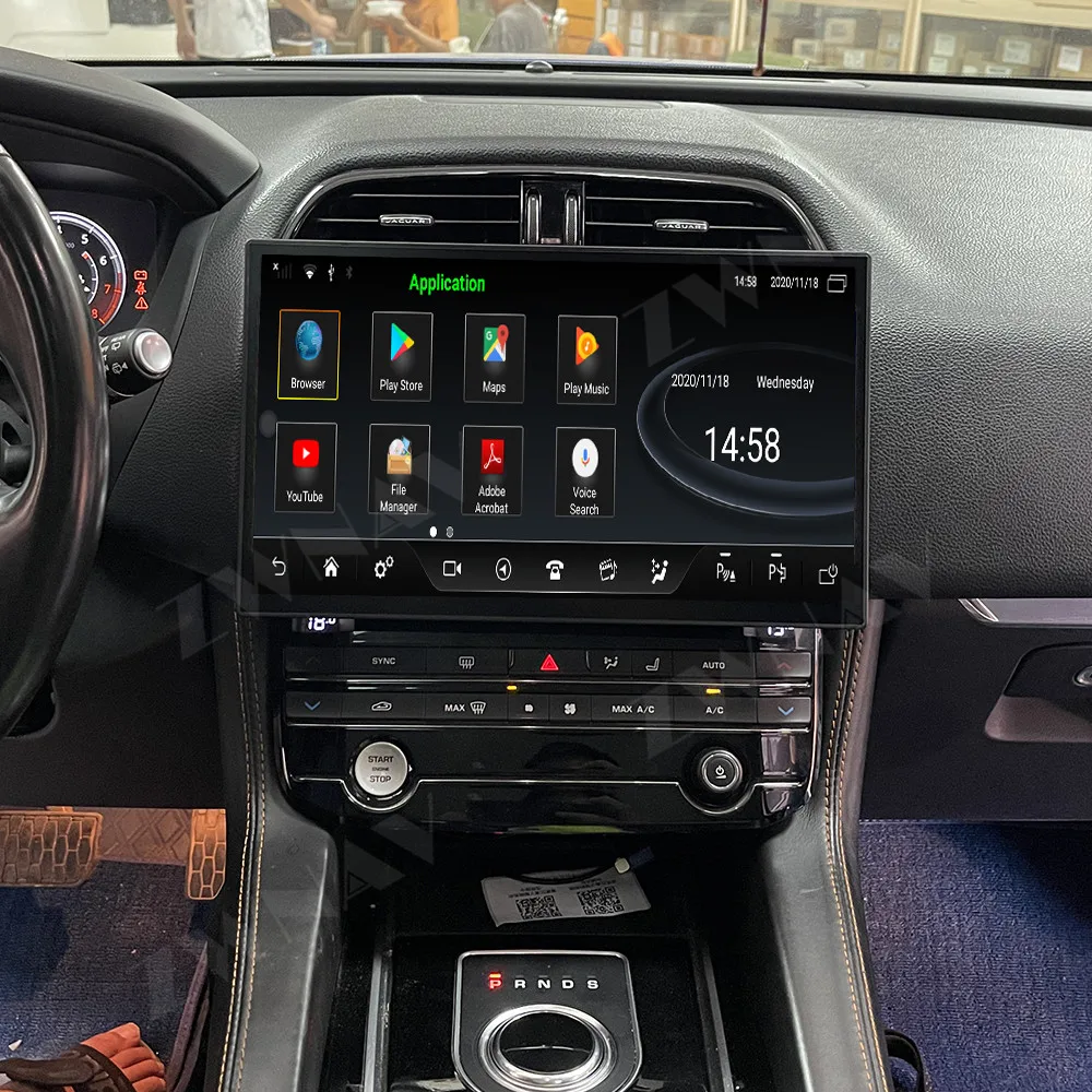 

Android 12 Carplay For Jaguar F-PACE 2015+ Car Stereo Radio Auto Audio GPS Navigation Multimedia Player Head Unit Tape Recorder