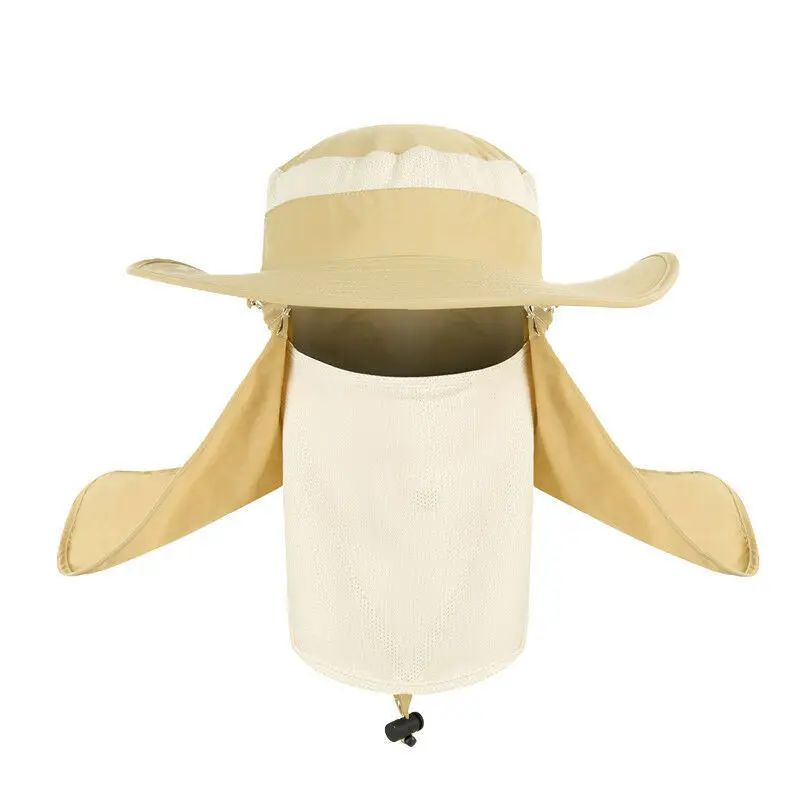

Outdoor UV Protection Fishing Hat Camping Hat with Neck FlapOutdoor
