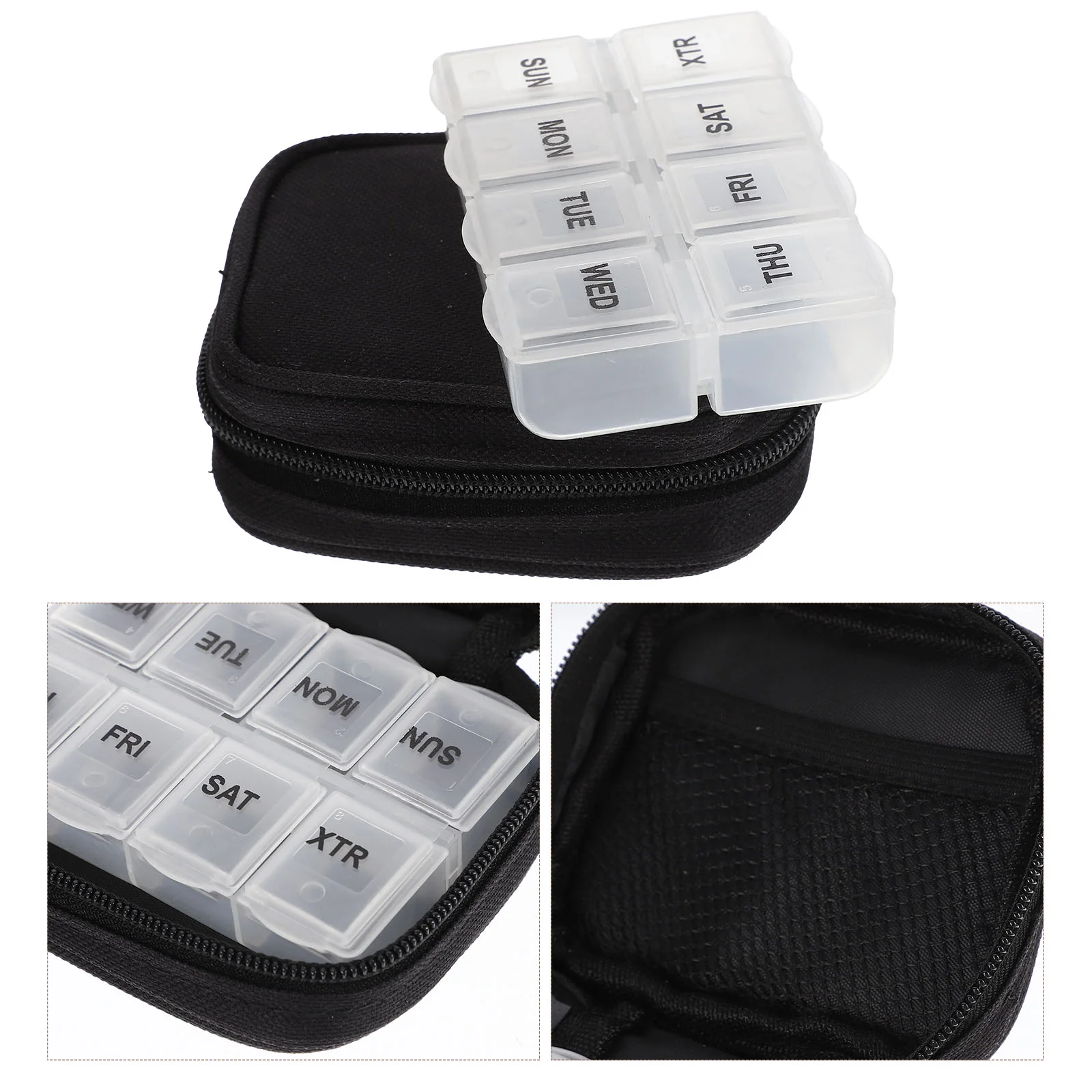 

1 Set Small Friendly Bag Medicine Bag Box Organizer for Potable Tablet