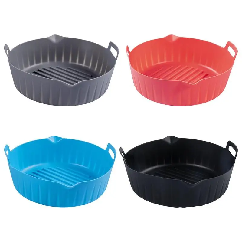 Силиконовые вкладыши для фритюрницы многоразовый поднос пекарни пиццы жареной