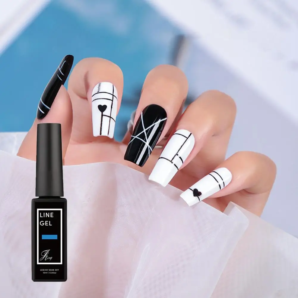 

Nail Liner Polish Super Glossy Long-Lasting Effect Show Unique Charm Manicure Line Gel Nail Supplies