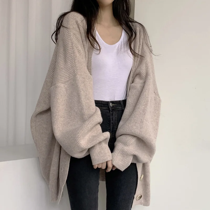 

Sweaters Korean Fashion Sweater Long Sleeve Top Roupas Femininas My Orders Winter Clothes Women Sweatshirts Cardigan Vintage