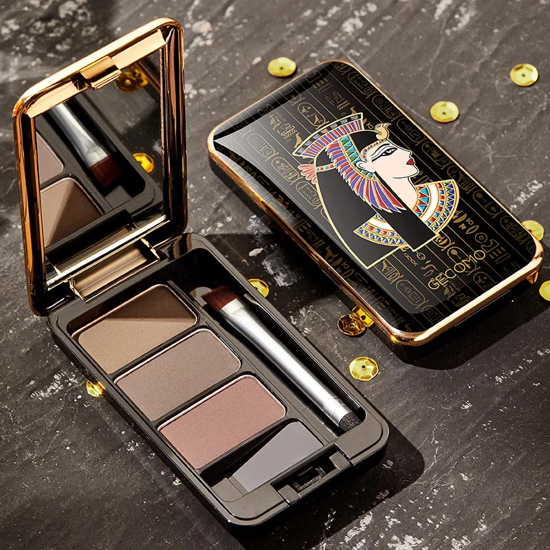 

New Three-color Eyebrow Cream Eye Shadow Trimming Three-in-one Waterproof Sweat-proof Naturally Not Easy To Take Off Makeup