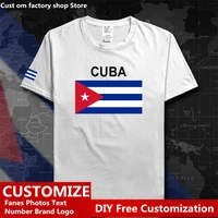 cuba country flag %e2%80%8bt shirt free custom jersey diy name number logo 100 cotton t shirts men women loose casual t shirt cu cub
