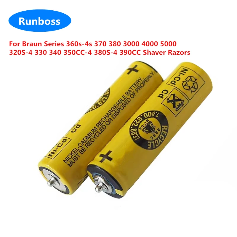 1-2 шт. Новый аккумулятор для бритвенного станка Braun Series 360s-4s 370 380 3000 4000 5000 320S-4 330 340 350CC-4 380S-4 390CC 3000S 3020S