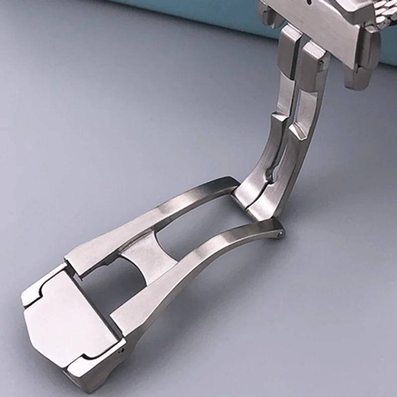 High Quality 316L Stainless Steel 19mm 20mm Watchband for Omega 007 James Bond Seamaster 300 Watch Strap Woven Metal Bracelets