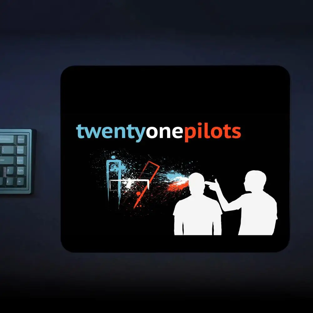 T-Twenty One Pilots Mouse Pad Gaming Laptops Mousepad Gamer Carpet Keyboard Mat Desk Protector Anime Cartoon Pads