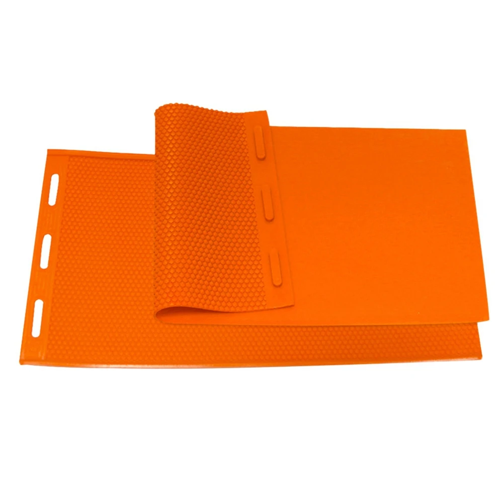 

2Pcs Rubber Beeswax Press Sheet Mould Foundation Beekeeping Equipment Bee Hive Basis Press Sheet Mould 3