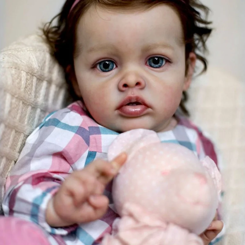 

RSG New 22 Inches Benjamin Reborn Baby BLank Doll Kit Lifelike Newborn Baby Unpainted Unfinished Doll Parts DIY Blank Doll Kit