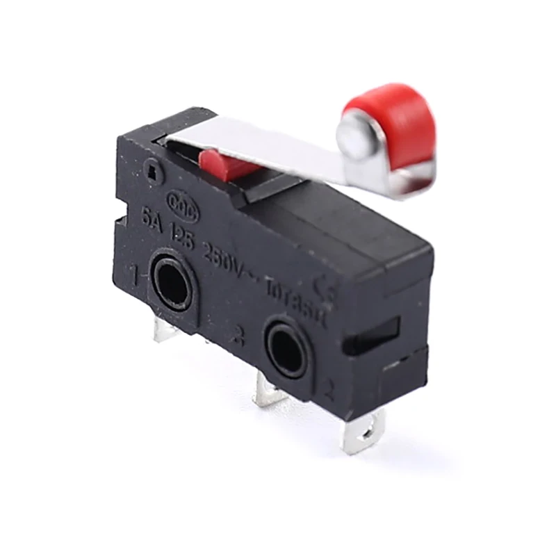 

10 шт. мини микро концевой выключатель с роликовой ручкой SPDT, набор экшн-выключателей с роликовой ручкой AC 125 в 5 А