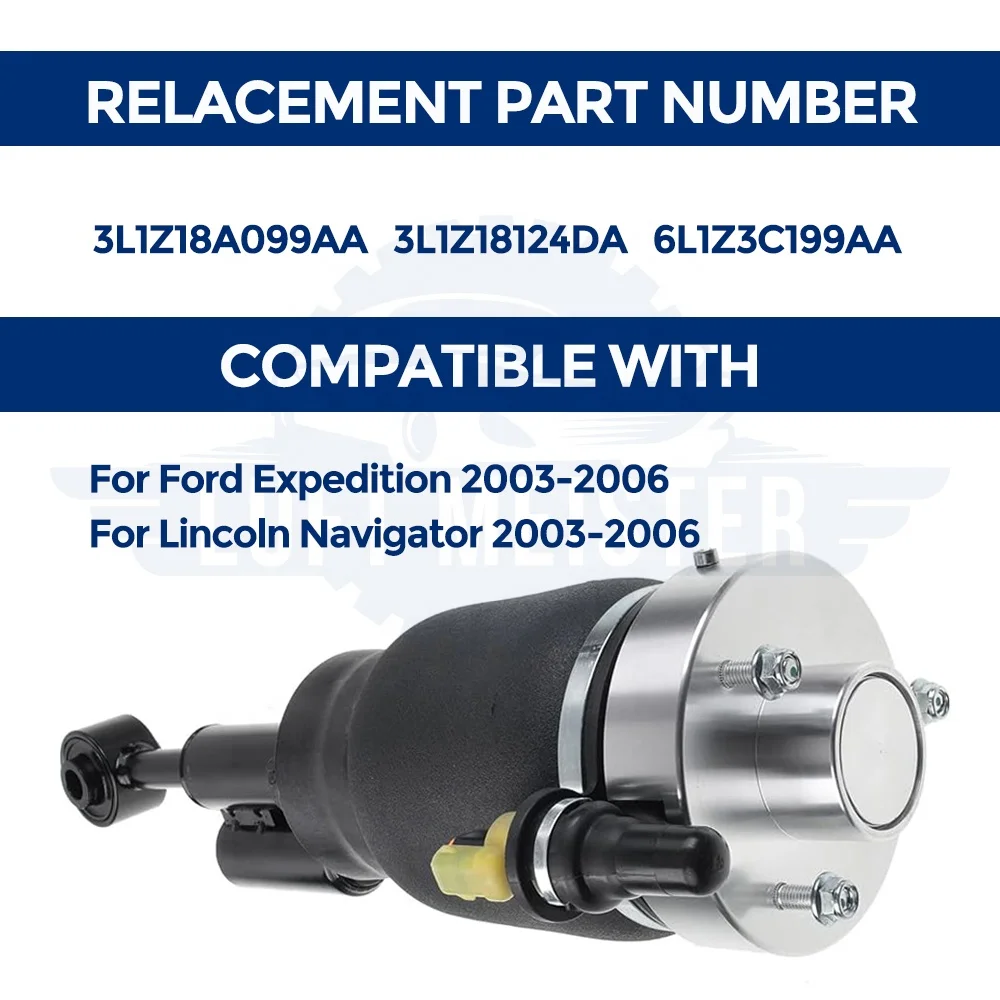 Передняя амортизационная стойка с пневматической подвеской и резервуаром для Ford