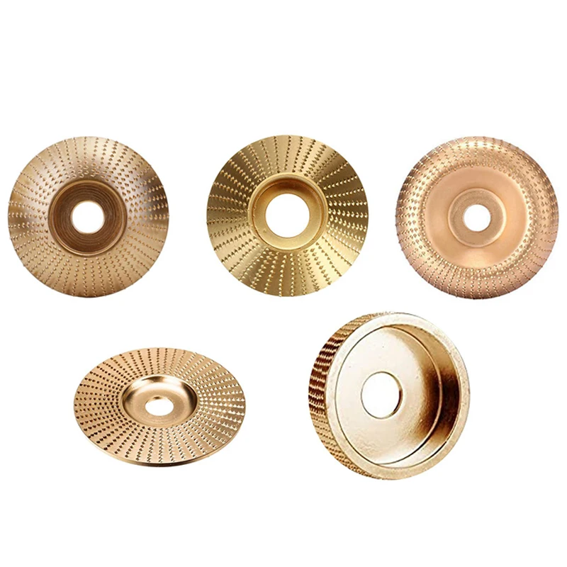 

Big Deal 5PCS 16Mm Bore Woodworking Tools Grinding Wheel Rotary Sanding Wood Carving Tools Abrasive Disc For Angle Grinder