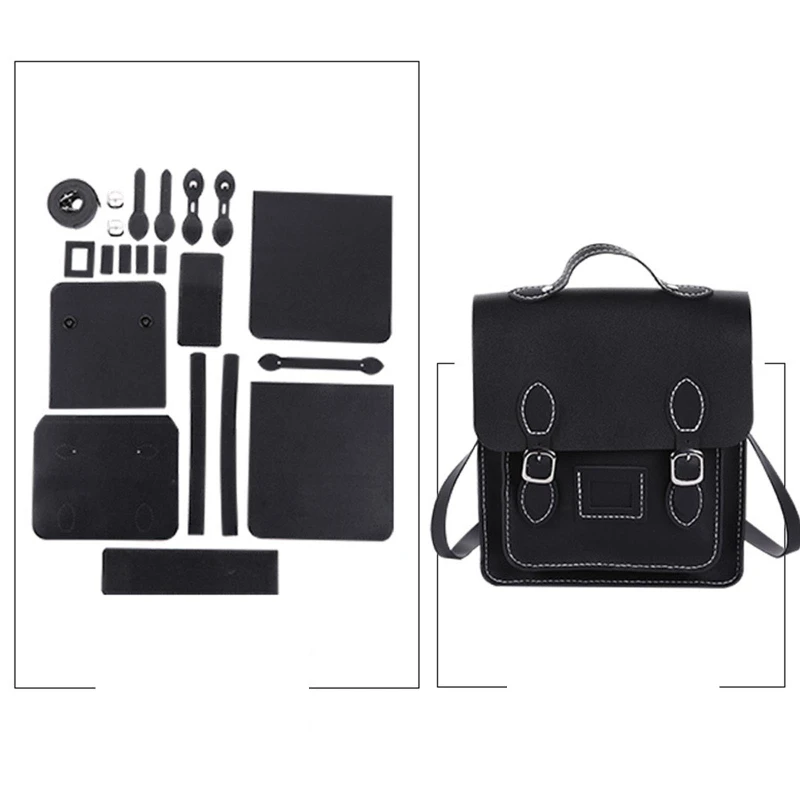 

Рюкзак ручной работы из искусственной кожи для женщин и девушек, повседневная Сумочка на плечо, Швейные аксессуары, модные дамские сумки