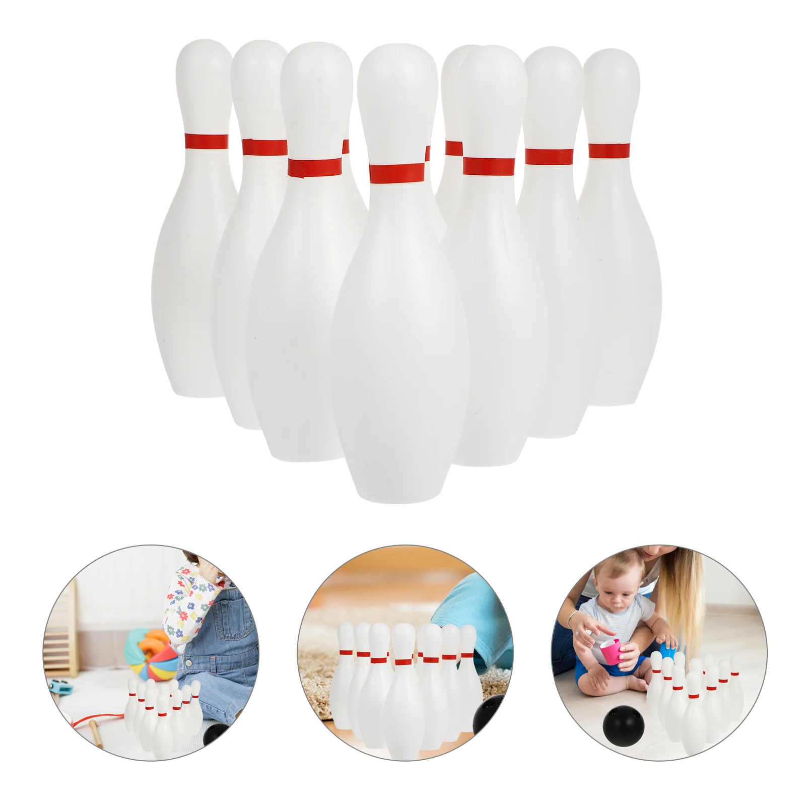 

Kids Bowling Set, Toddlers Educational Toys Indoor Outdoor Colorful Game Bowling Balls Developmental Toys Gift for Boys