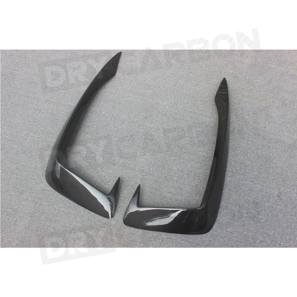 Передний бампер из углеродного волокна в стиле K противотуманная фара накладка