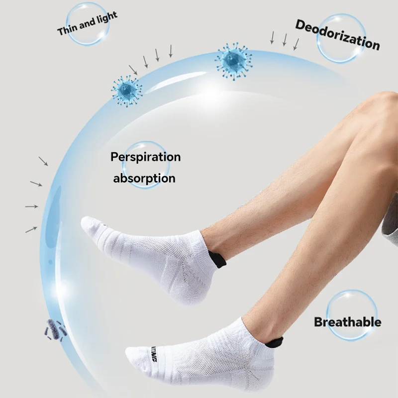 YUPAO Cotton Man Sports Socks Short Style Breathable Women Professional Marathon Fitness Socks Anti Odor Sweat Absorption