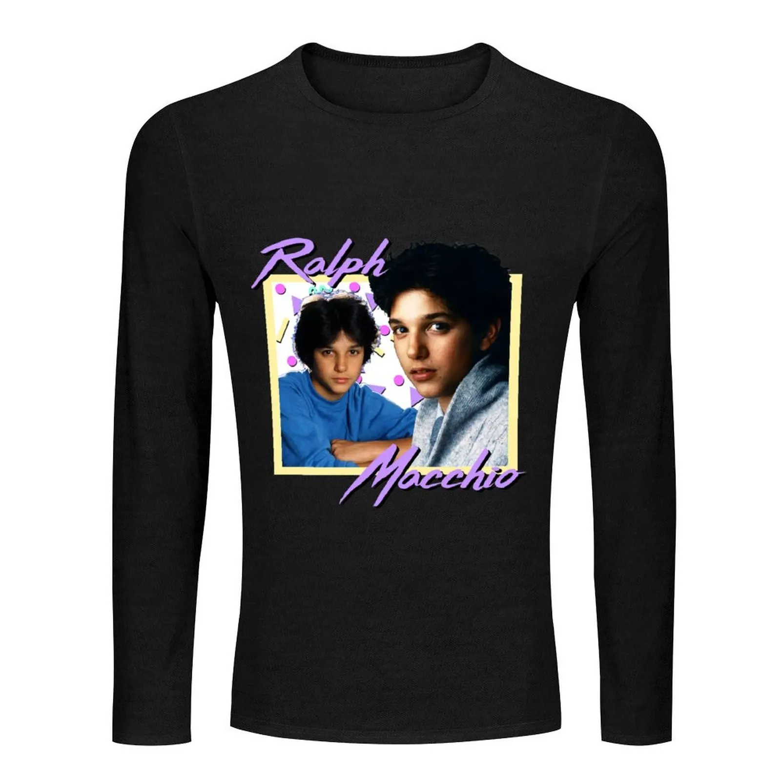 Длинная футболка 80-х годов Ralph Macchio мужская рубашка с животным принтом для