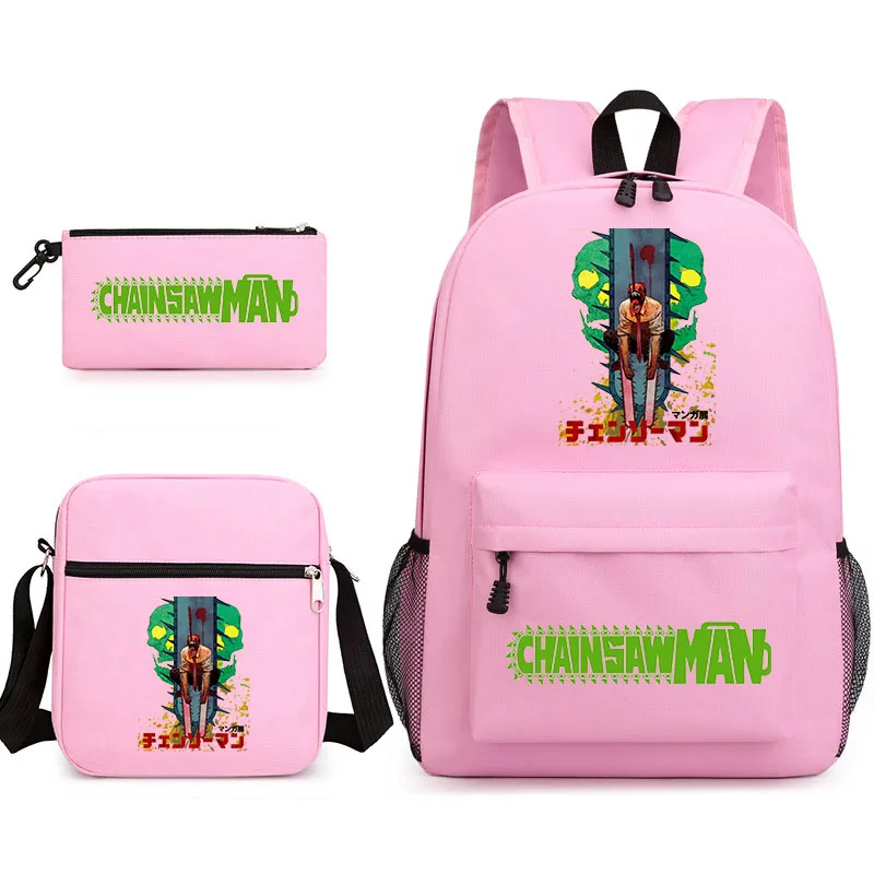 

Chainsaw Man Kids Backpack Animated Printing Bag Various Colors Kids Bags Teen Student School Bag Casual Bag Boys Girls Bag