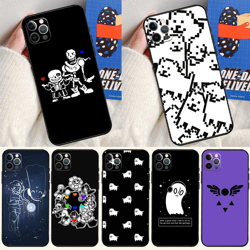 Фото Чехол для телефона Game Undertale для iPhone 13 Pro Max 11 12 Mini 6S 7 8 Plus SE 2020 X XS MAX XR, чехлы №1