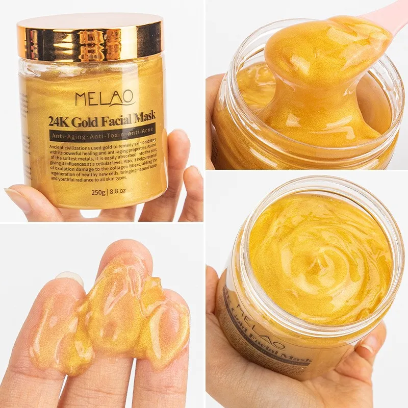 

MELAO 24K Gold Collagen Facial Mask Anti-Wrinkle Sleeping Mask Moisturizing Anti-aging Anti-acne Healing Whitening Skin Care