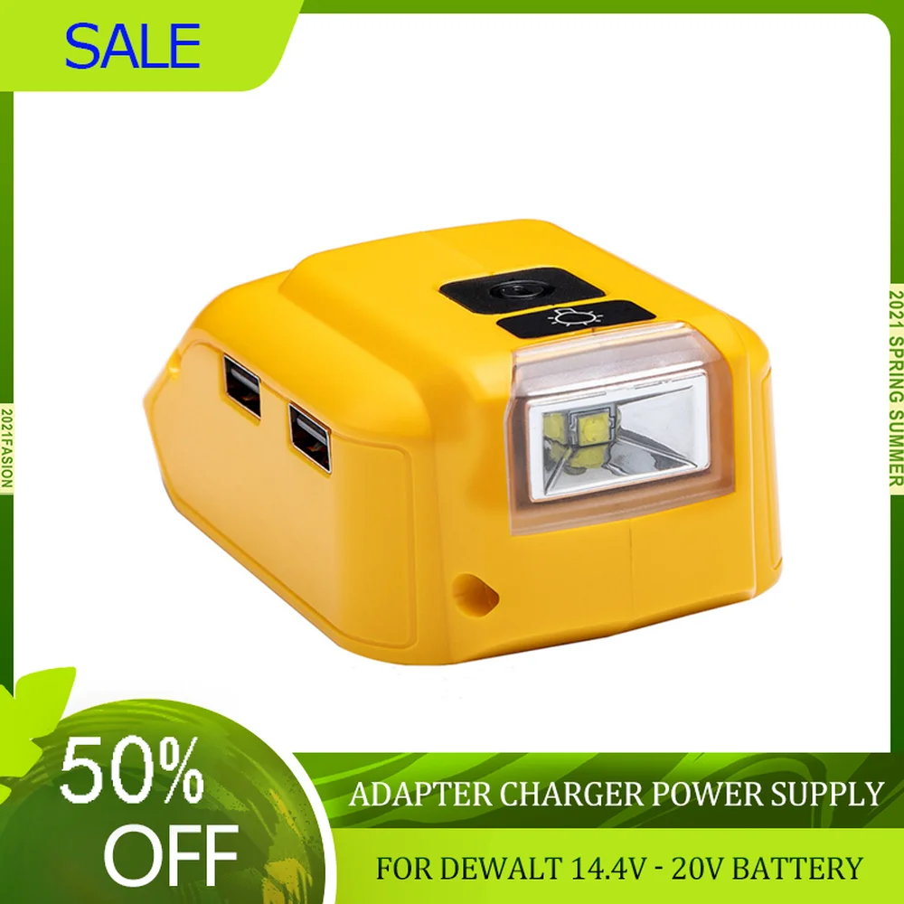 

Распродажа USB DCB090 адаптер зарядное устройство источник питания для Dewalt 14,4-20 в литий-ионный аккумулятор преобразователь зарядки инструмент ...