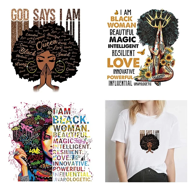 Утюг на переводные нашивки для одежды футболка 3 шт. моющиеся черные женские