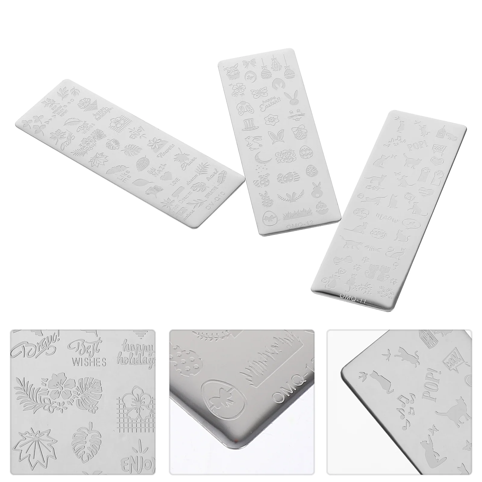 

Nail Stamping Easter Plates Stamper Plate Stamp Manicure Template Templates Stencils Decoration Kit Tool