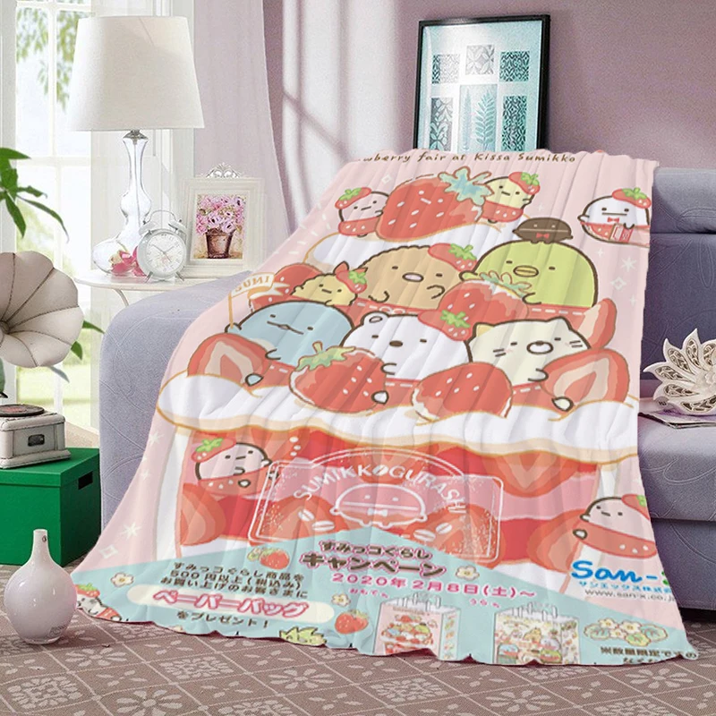 

이불 теплое зимнее одеяло большого размера Sumikkogurashi Декоративные диванные одеяла украшение для спальни покрывало на кровать роскошное постельное белье