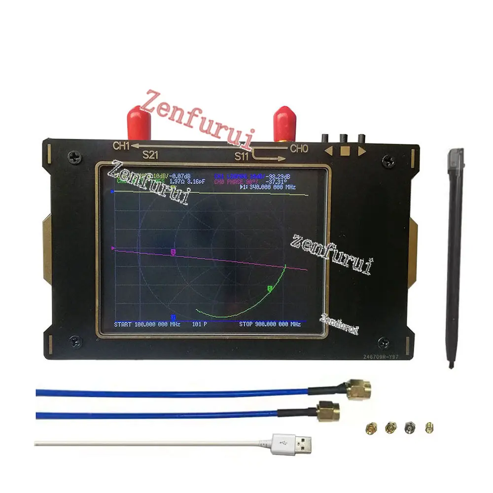 

Векторный анализатор сети, Векторный анализатор сети, напряжение 50 кГц ~ 3 ГГц, напряжение 3,2 дюйма, рабочая частота волны