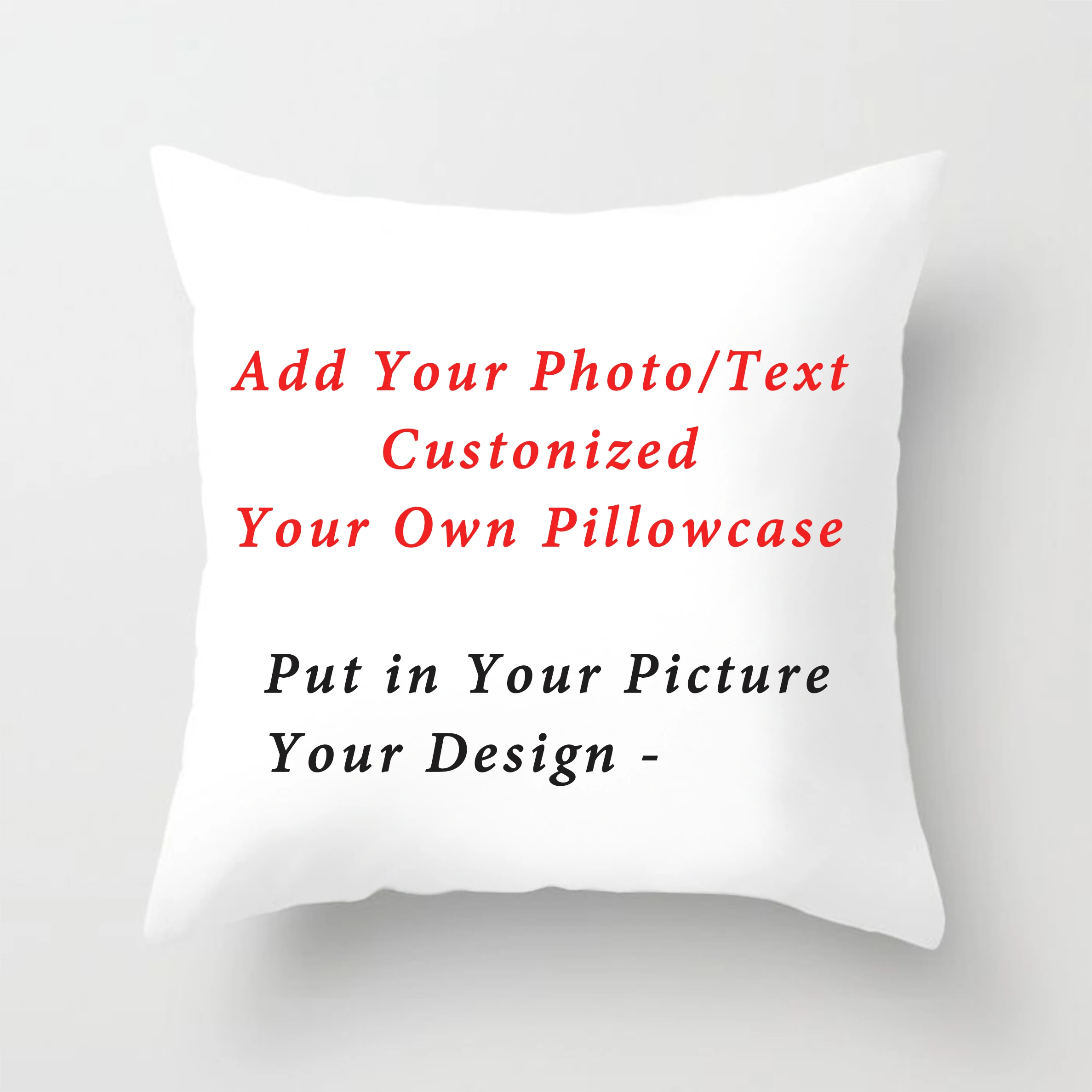 

Picture Print Pillowslip Pet Wedding Personal Life Photos Customize Gift Home Cushion Cover Pillowcase Pillow Cover